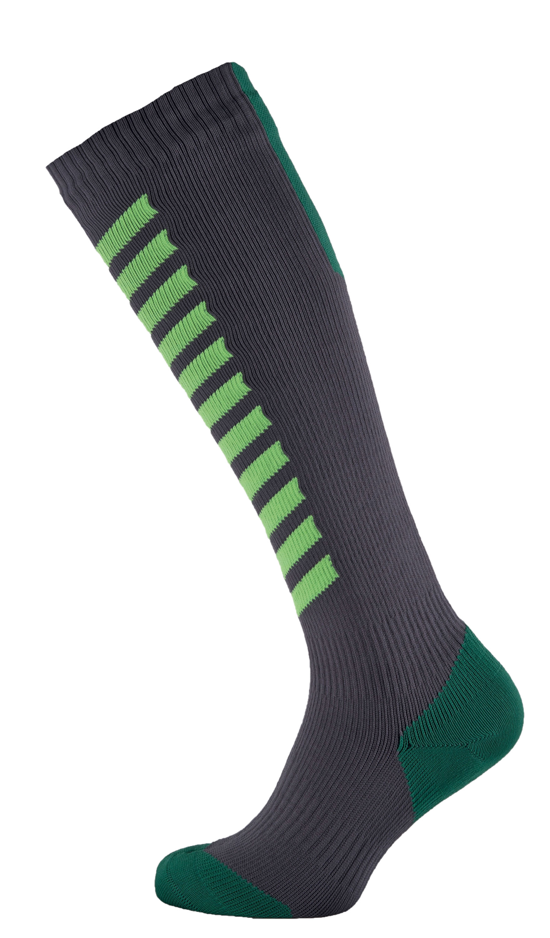 SealSkinz: Mtb Mid Knee - Powersocke. Wer nur bei mäßigen Minusgraden unterwegs ist, kann sich mit dieser Socke gegen Wind, Schnee und Kälte absichern. UVP 55,00 EUR. © SealSkinz