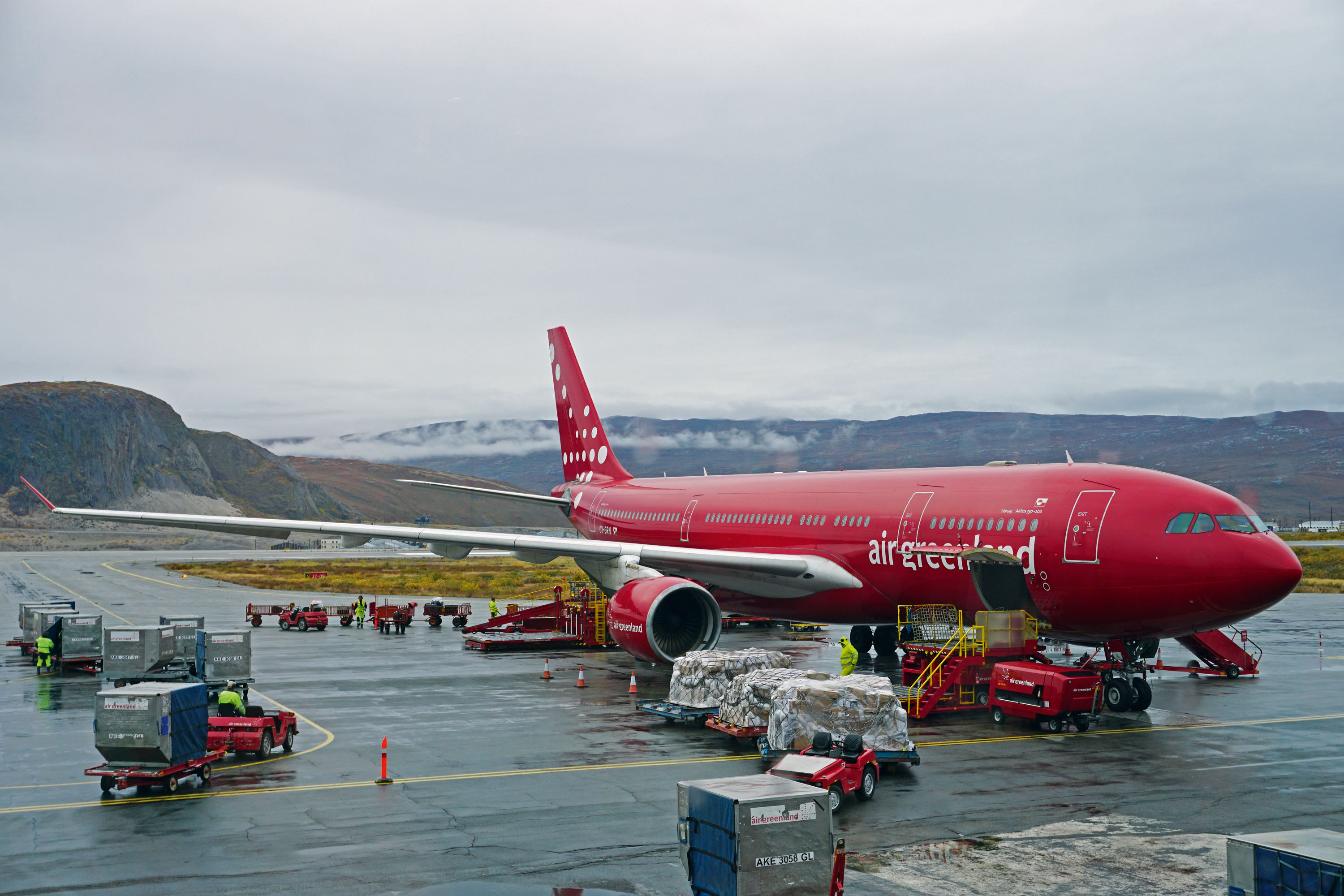 Mit Air Greenland geht es zurück nach Kopenhagen © Thorsten Hoyer