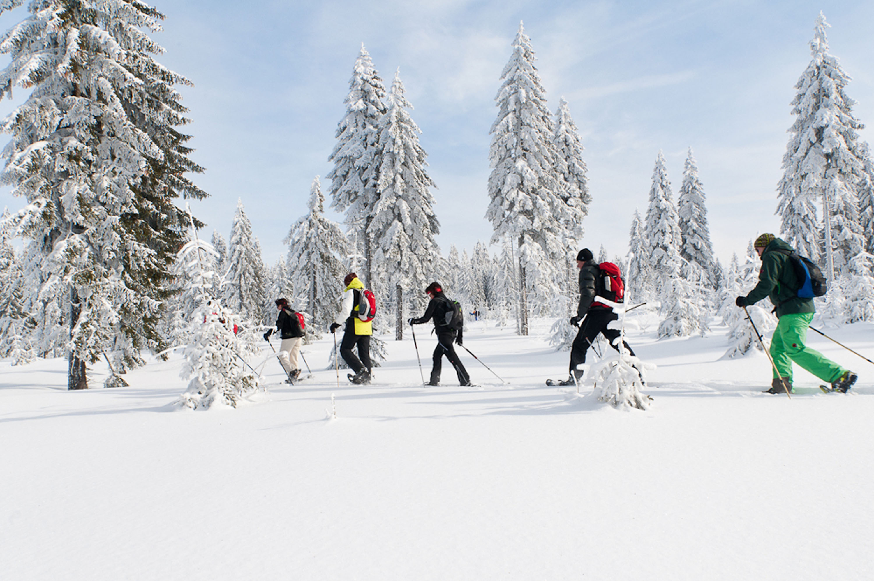 Idealbedingungen für Schneeschuh-Touren © JOKUMAXX DESIGN