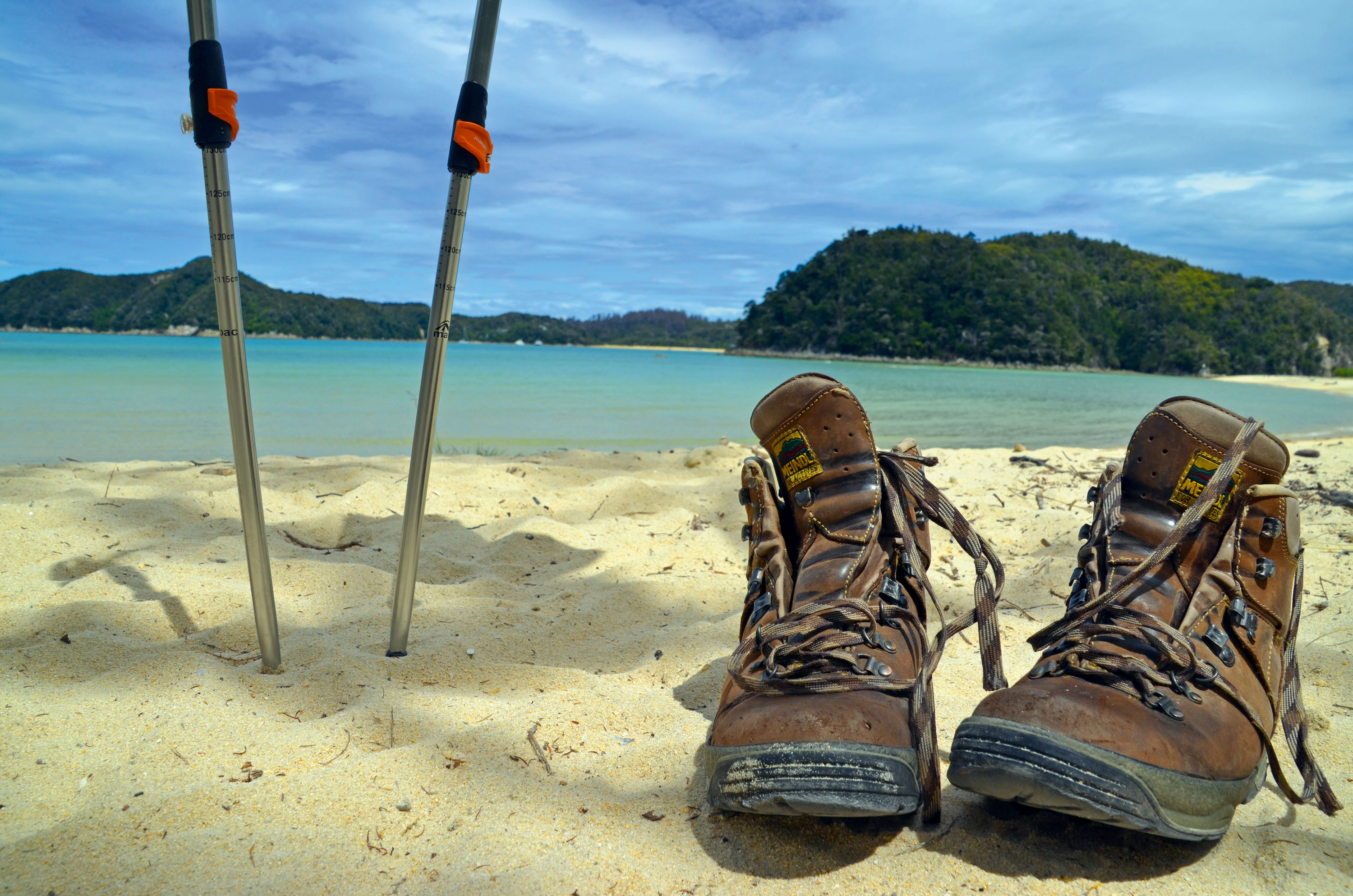Wanderausrüstung ist erforderlich für den Tasman Trail.  © Eva-Maria und Frank Hommel