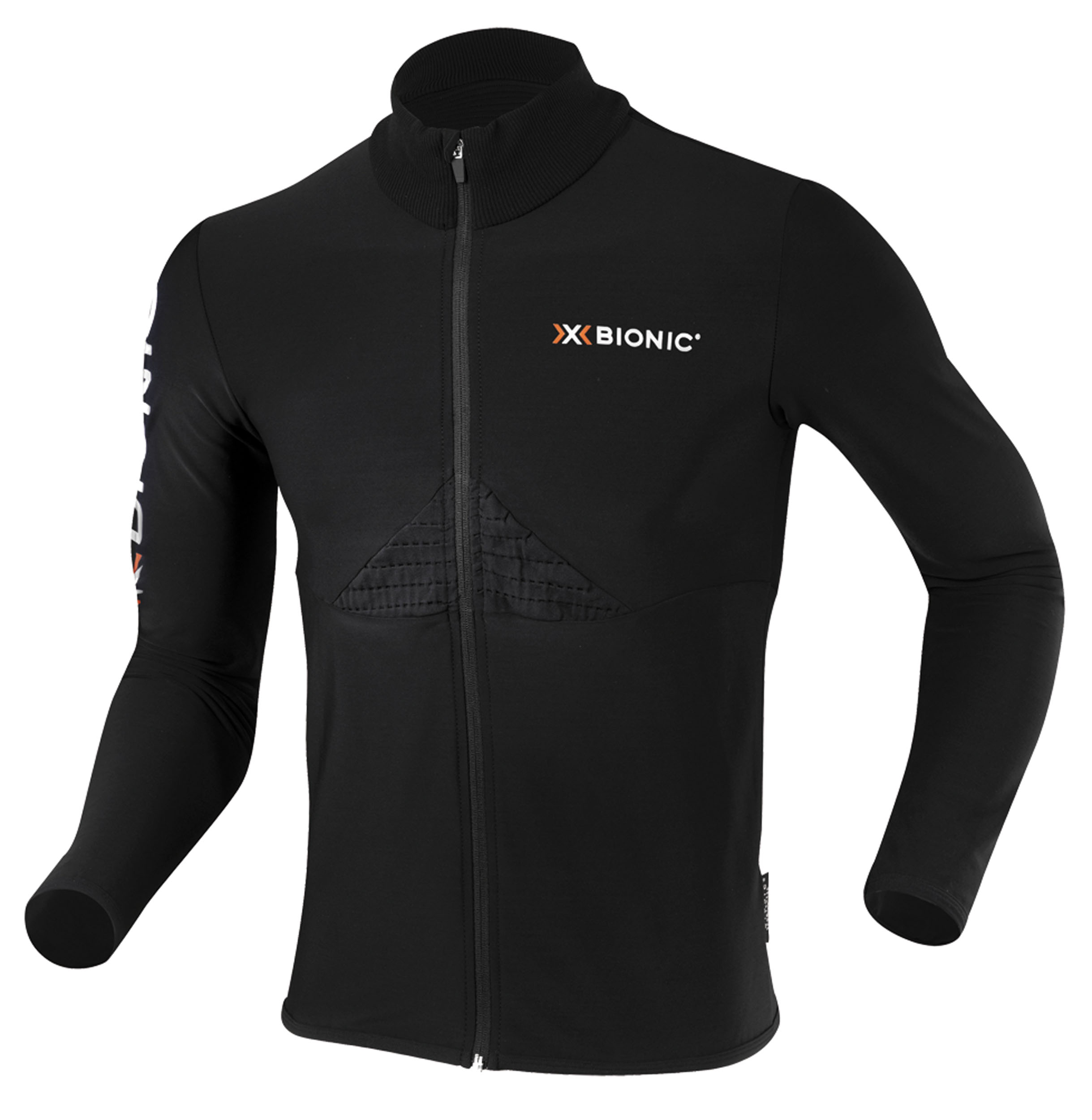 X-BIONIC CROSS COUNTRY BEAVER FULL ZIP SHIRT Klimaaktives Luftpolster und Kühlung auf der Haut durch dichte »Biberfell«-Struktur auf der Innenseite. © X-Bionic