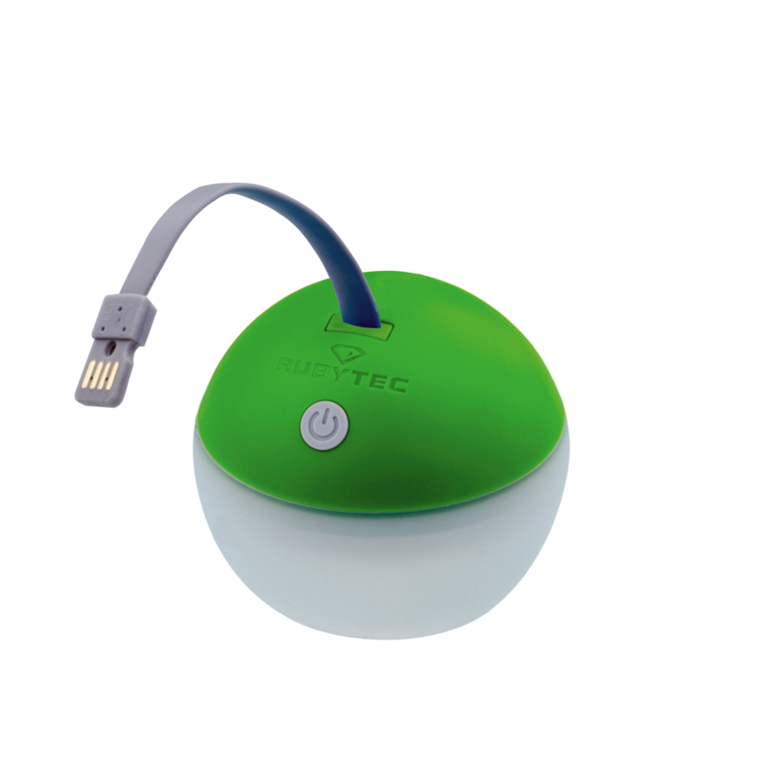 Rubytec Bulb USB Lampe Runde Sache! Die Lampe für unterwegs – ob im Park, Garten, auf Tour im Zelt. Durch USB aufladbar, keine lästigen und umweltschädlichen Batterien, drei Helligkeitsstufen und schöne runde Form. 19,95 Euro