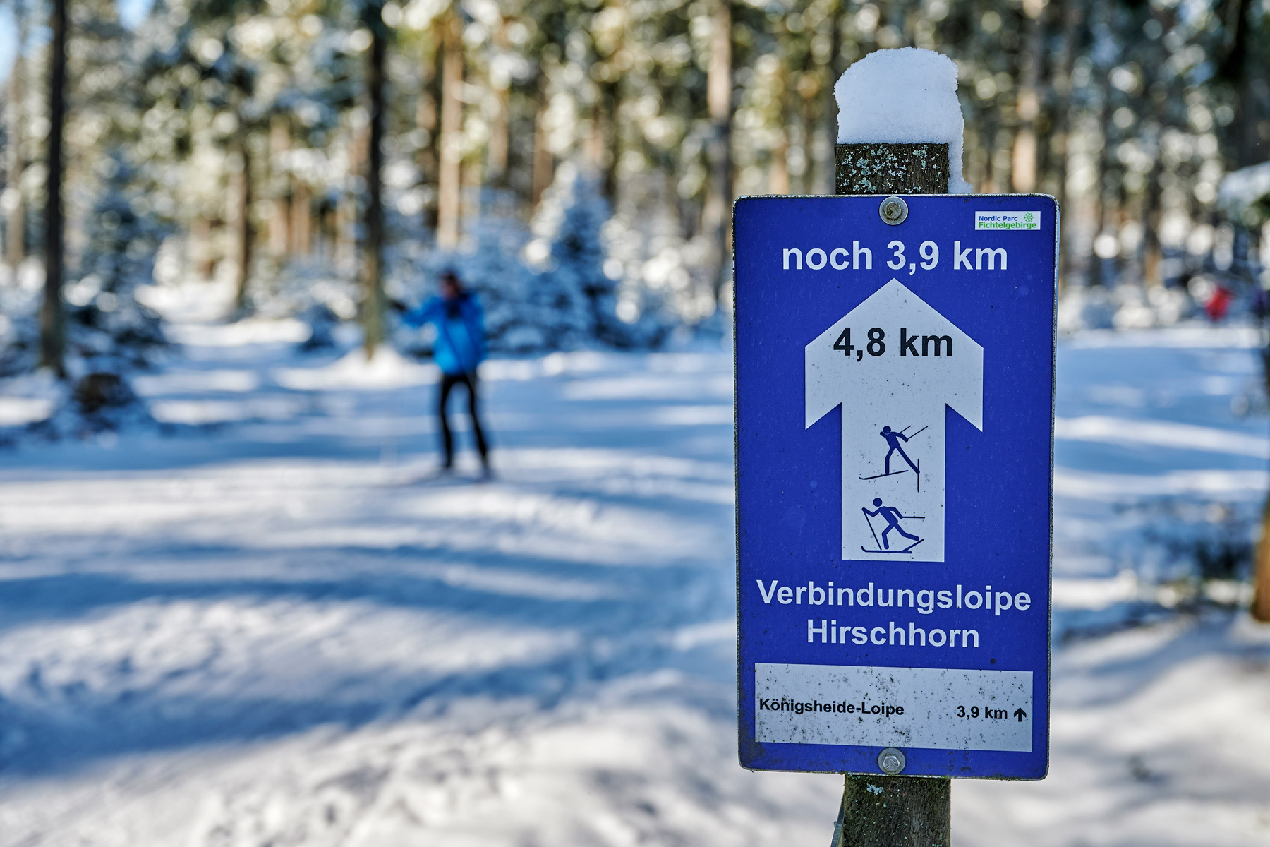 Loipen, Wanderwege, Skipisten – den Winter draußen genießen © Tourismuszentrale Fichtelgebirge/Florian Trykowski