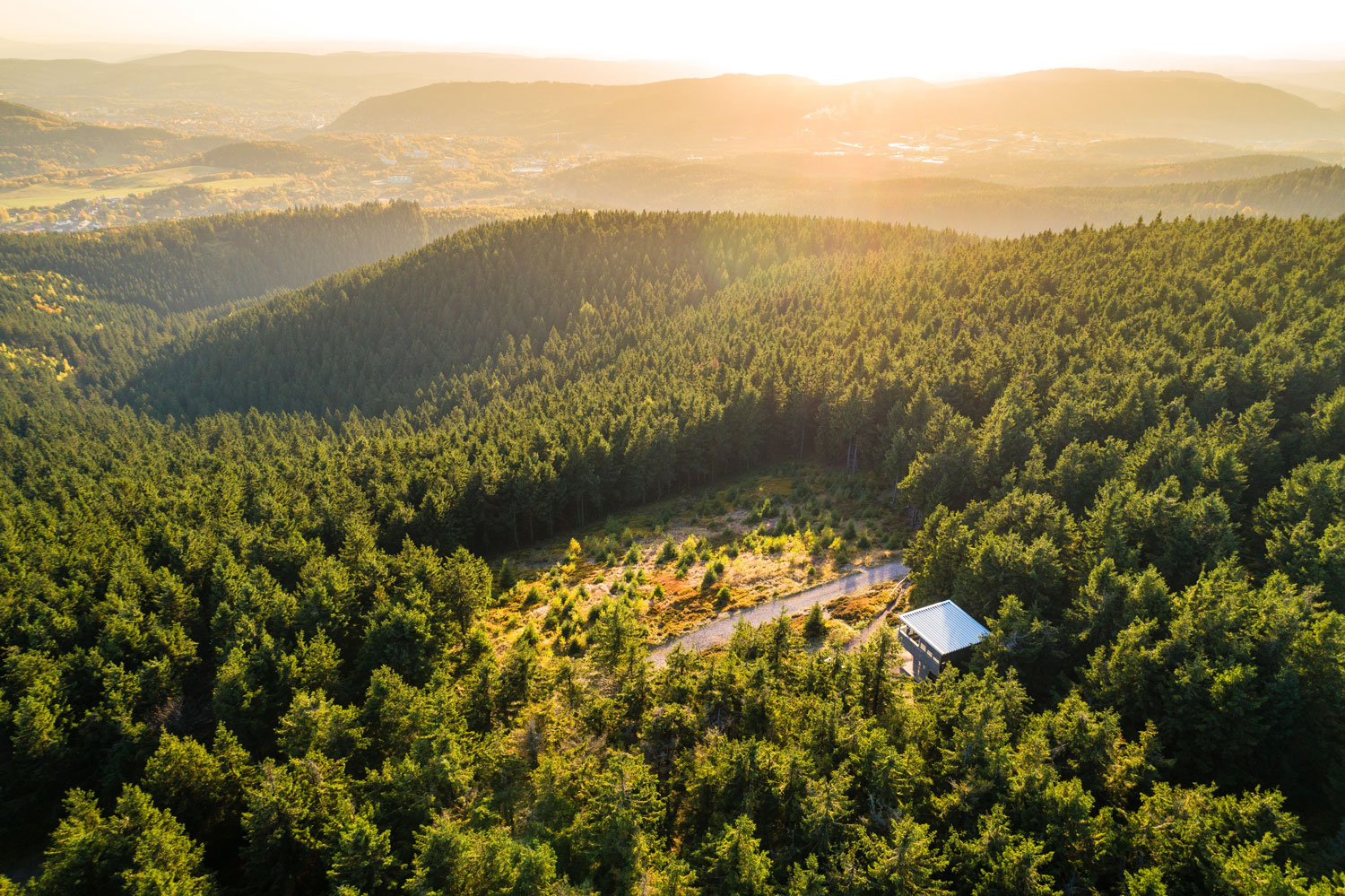 Pläckners Aussicht ist einer der schönsten Aussichtspunkte am Rennsteig © Regionalverbund Thüringer Wald e.V., Christopher Schmid