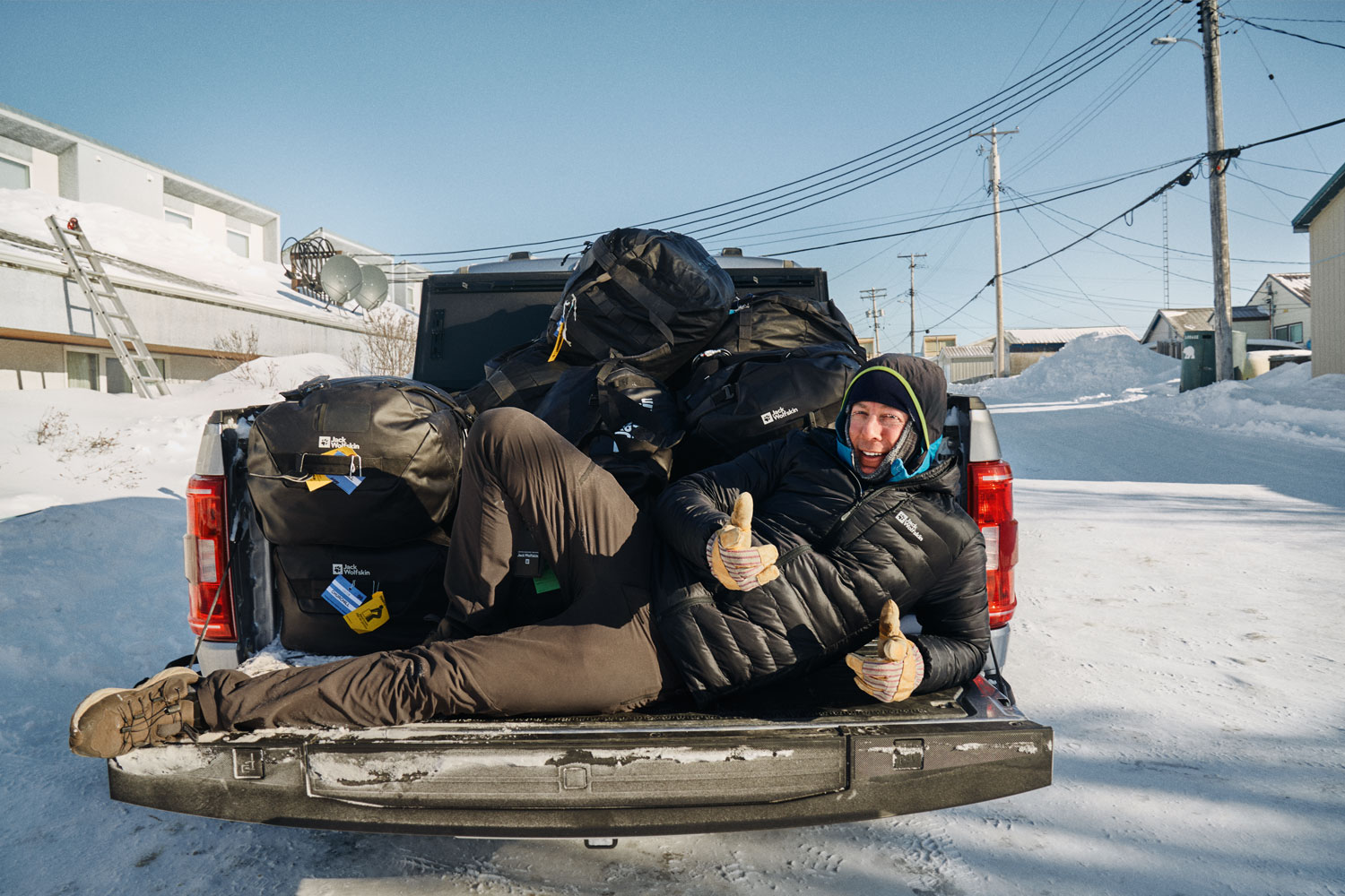 Polarforscher Eric Larsen hat Ausrüstung unter kältesten Bedingungen getestet © Jack Wolfskin