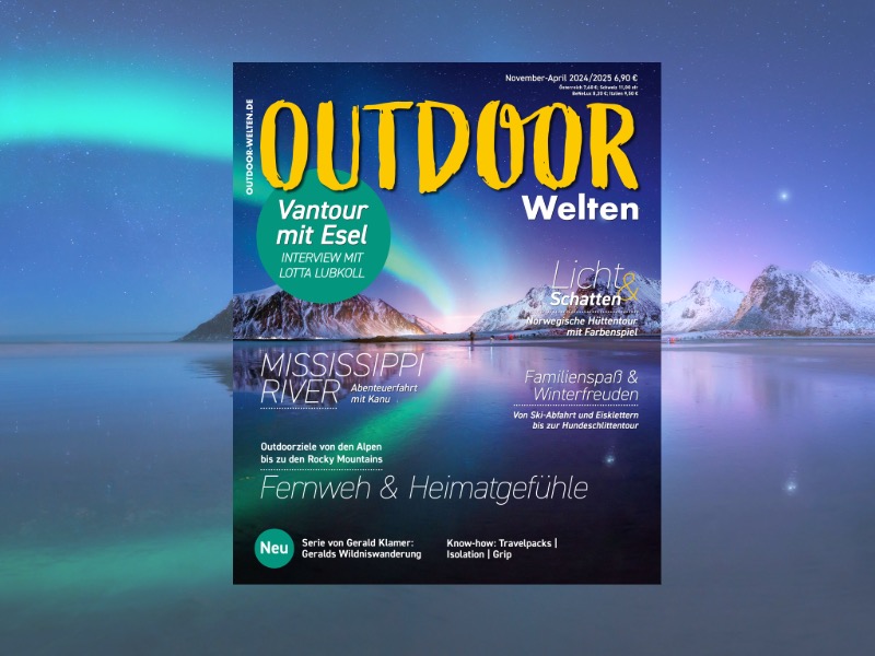 OutdoorWelten Winterausgabe 2024, im Handel ab 08.11.2024