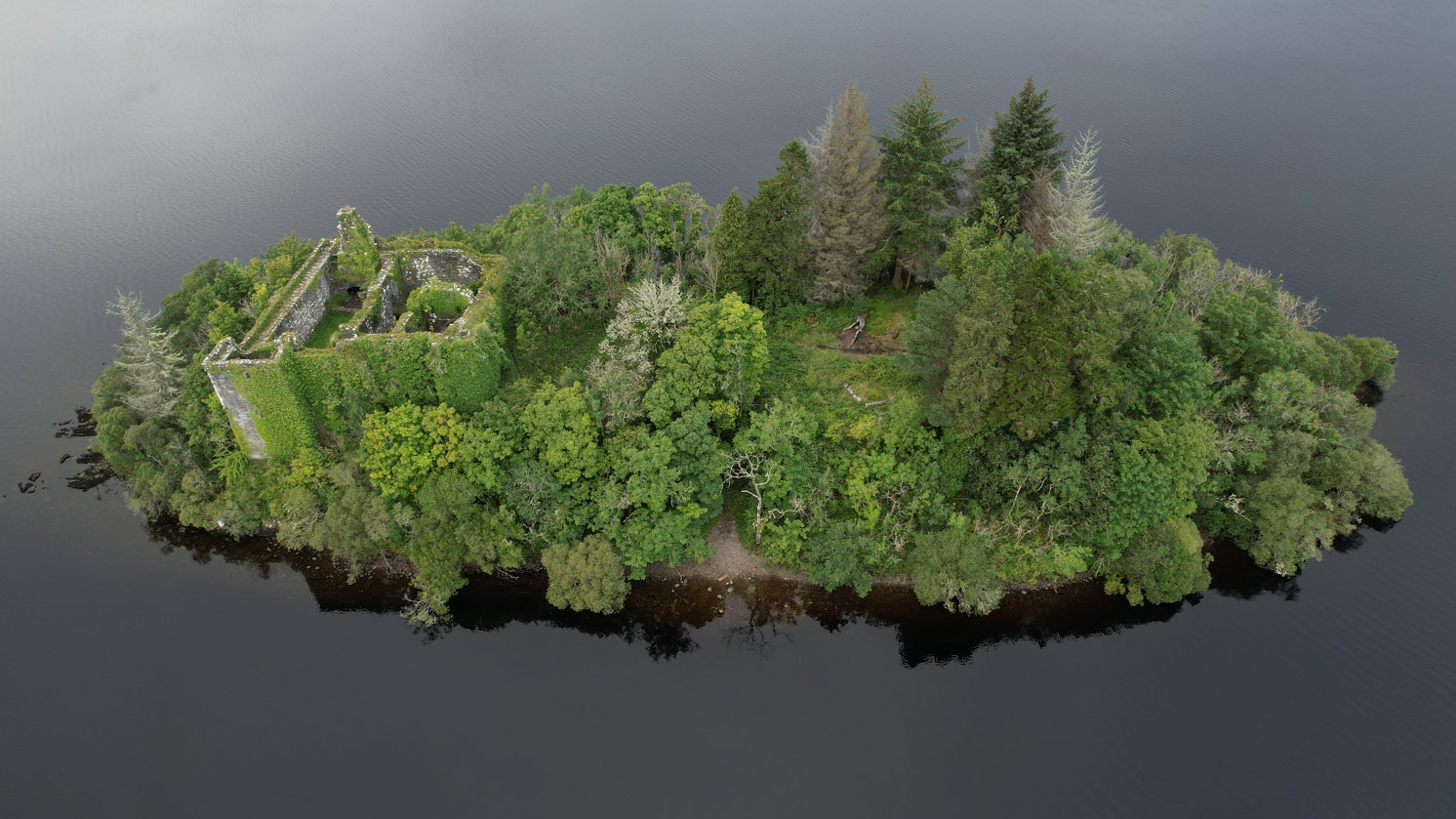 Ruine auf Loch Awe