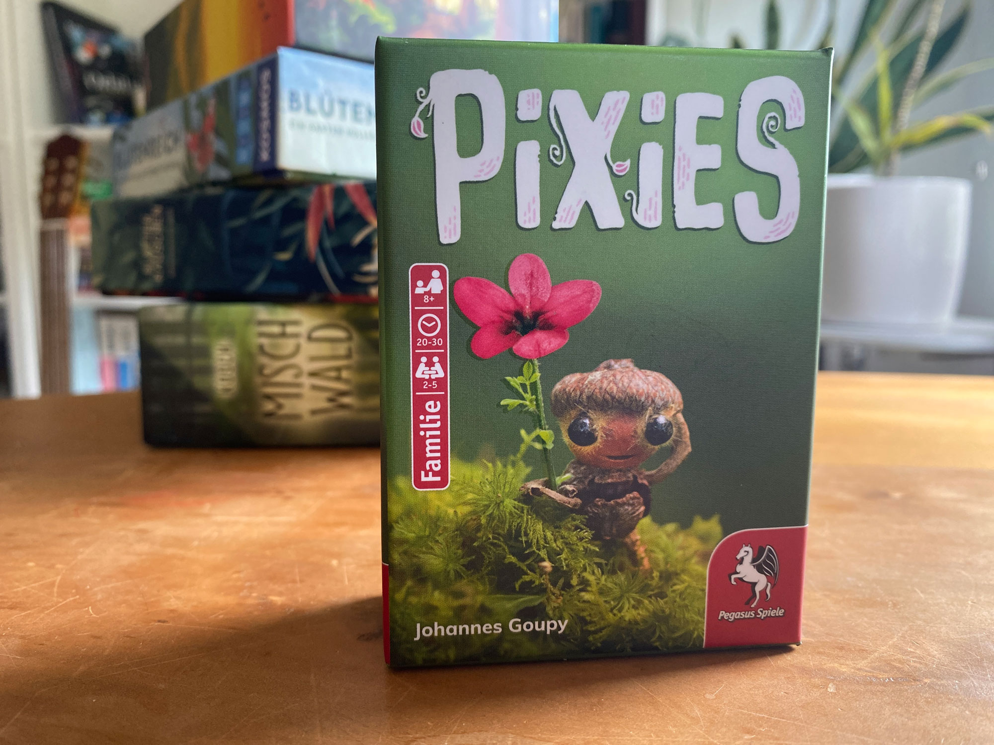 Handliche Größe, das Kartenlegespiel Pixies, erschienen bei Pegasus © outdoor-welten.de, Ricarda Große