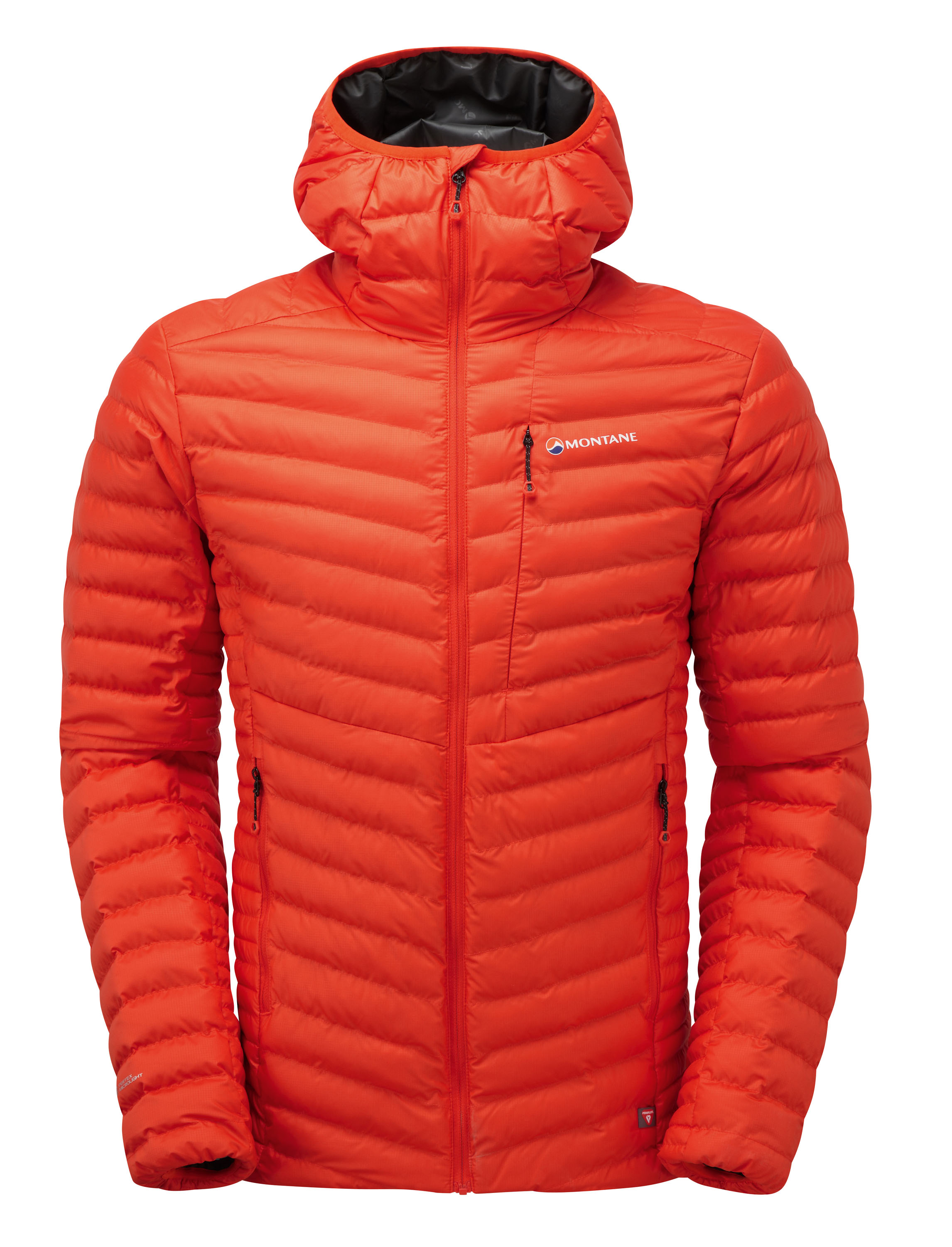 Montane Icarus Jacket Hochfliegend! Kann schon mal sein, dass man unter dieser Jacke zu schmelzen beginnt. Die neue ThermoPlume-Isolation von Primaloft imitiert Daune – vergleichbar mit einem 550 Cuin –, aber ganz synthetisch. Das macht die Jacke warm und pflegeleicht. 158,95 Euro