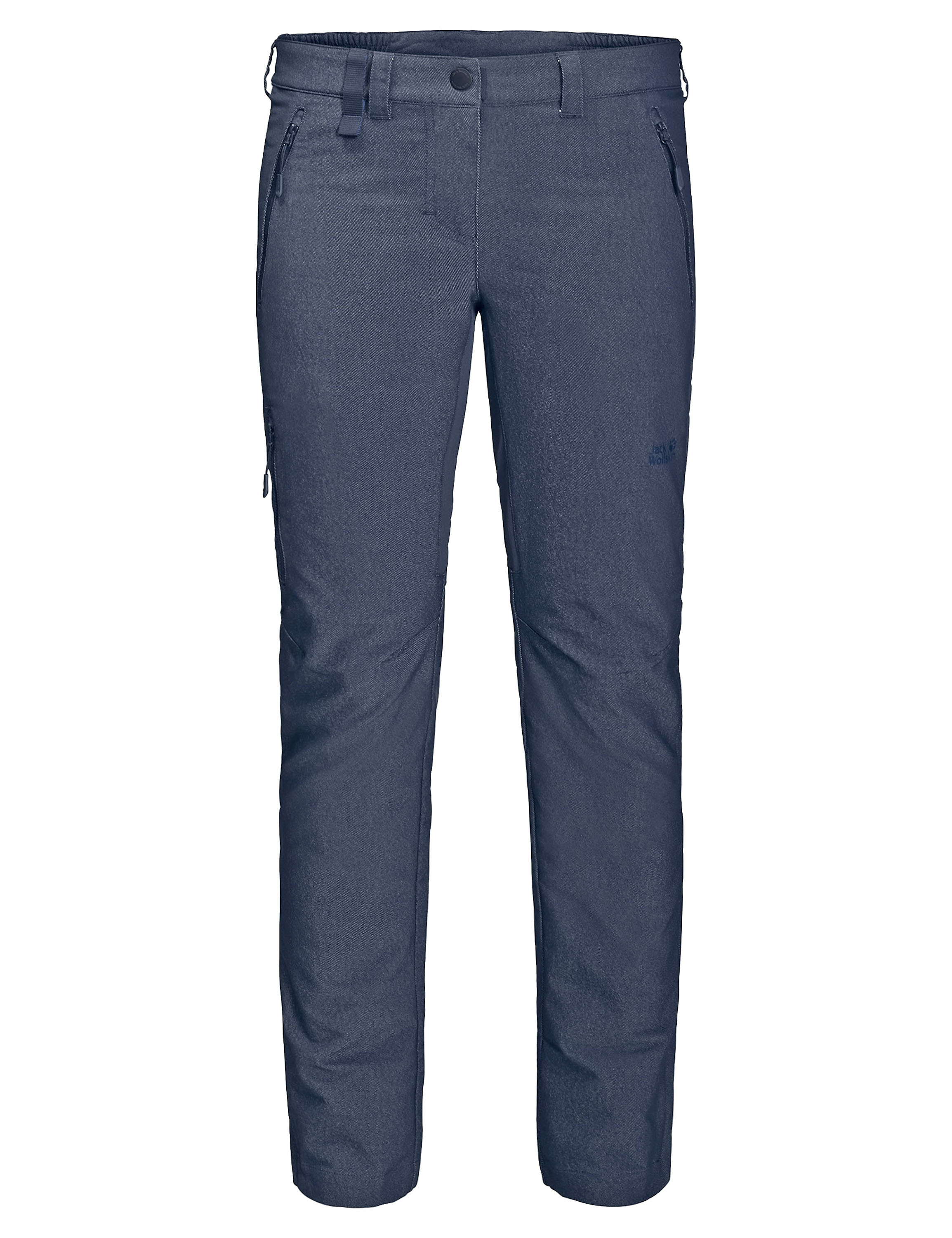 Jack Wolfskin Activate Sky Pants Softshell für die Reise! Diese Hose sieht aus wie eine Denim, aber stellt diese in den Schatten. Elastisch, atmungsaktiv, leicht, schnell trocknend und leicht wasserabweisend. Eine Reisehose für alle Gelegenheiten. 99,95 Euro