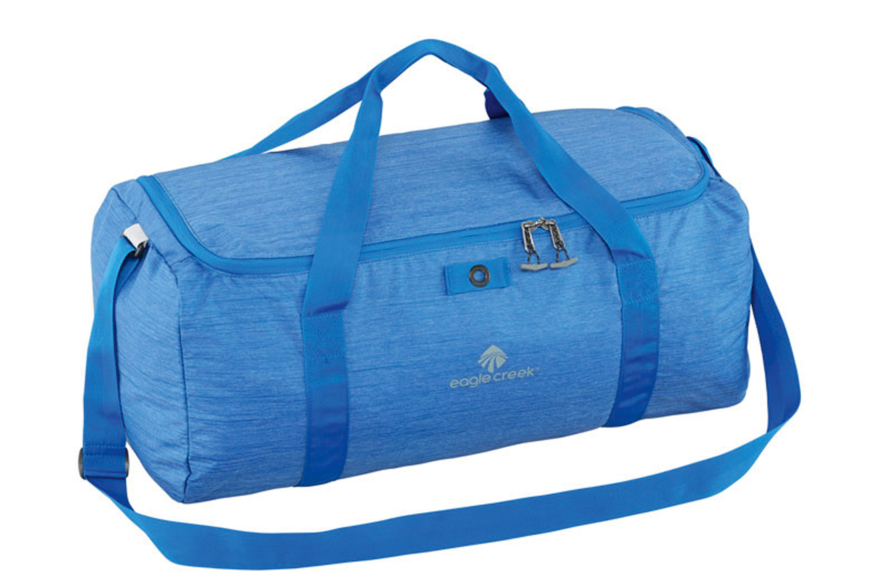 Eagle Creek Packable Duffle 41 Liter Problemlöser! Jeder kennt es. Man will leicht und mit wenig Gepäck reisen und auf dem Rückweg hat man jede Menge Mitbringsel, die untergebracht werden wollen. Diese Duffel lässt sich dann aus einem Täschchen zaubern und bietet zusätzliche 41 Liter Packvolumen. 35,00 Euro