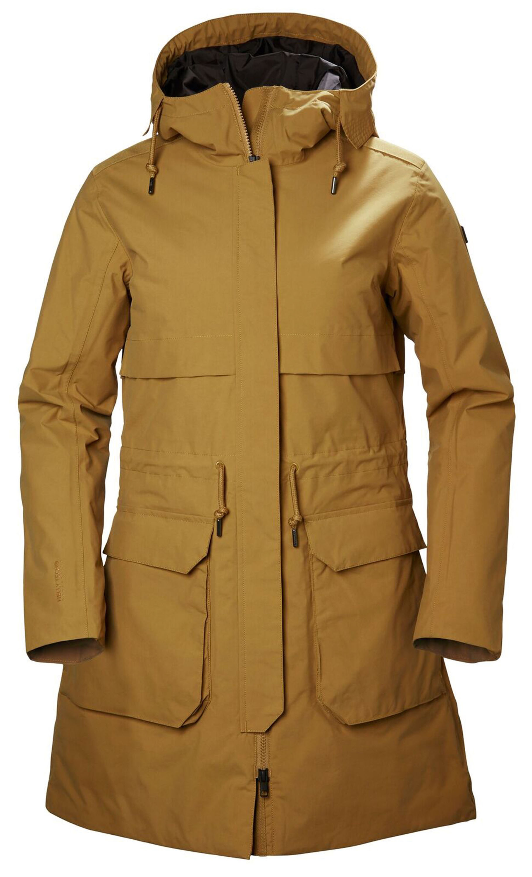 Helly Hansen Wm‘s Boyne Parka Langer Schutz! Ein richtiger Mantel für gemäßigte Winter und die Übergangszeit. Leichte Wärme dank Primaloft-Füllung, aber so, dass man ihn lange im Jahr tragen kann – bei starker Kälte mit einem dünnen Wollpulli. Wind- und wasserdicht, stilvoll und modisch, mit angeschnittener Kapuze. 230,00 Euro