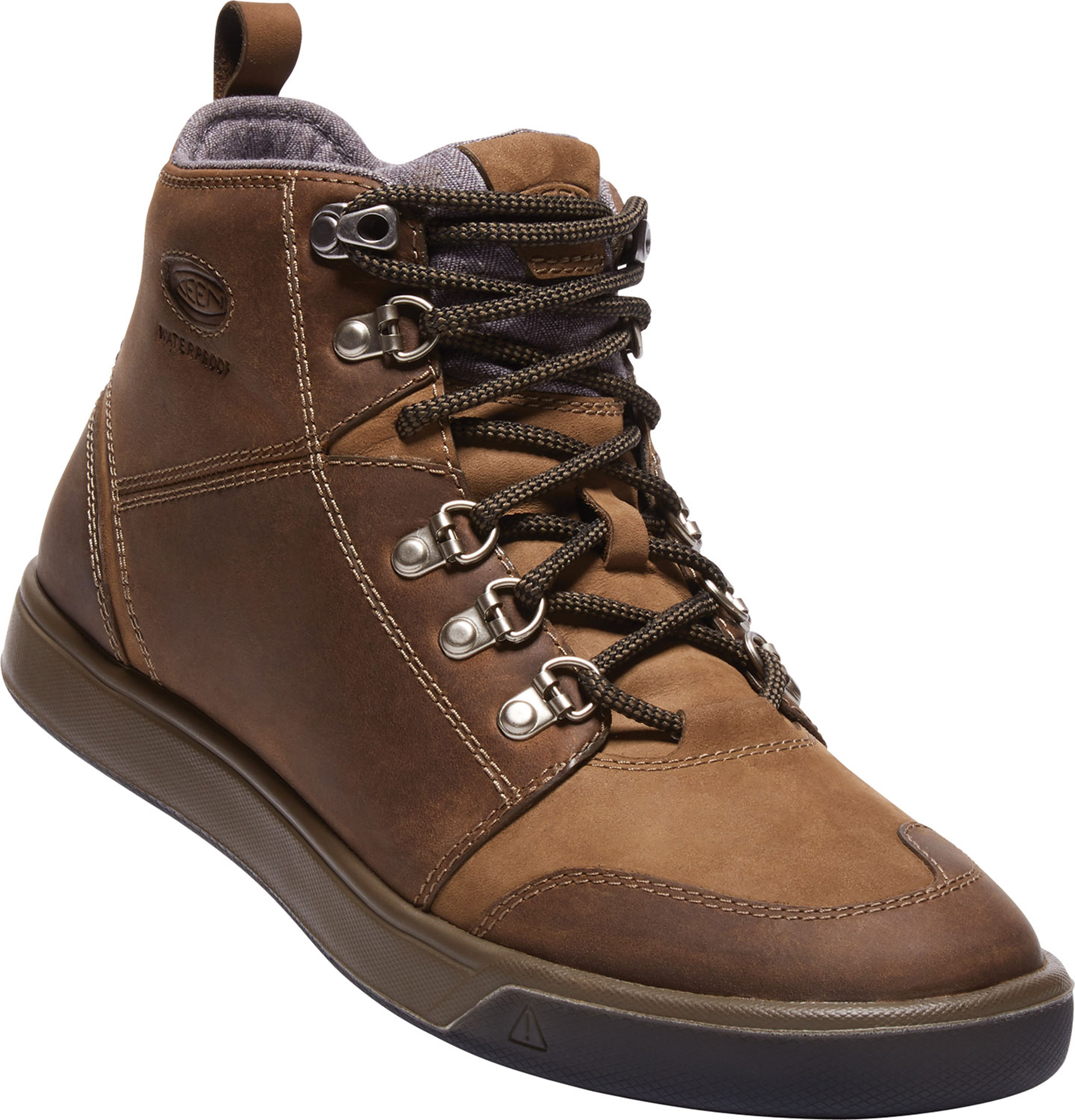 Keen Winterhaven Boot WP Smarter Streetwalker! Ein Wanderschuh in Sneakerform. Absatzfreie Laufsohle, Mid-Cut-Lederschaft, warmes Futter und wasserdicht. Das Winterwetter kann egal sein, man kommtimmer gut durch den Alltag – zumindest warmen und trockenen Fußes. 149,95 Euro