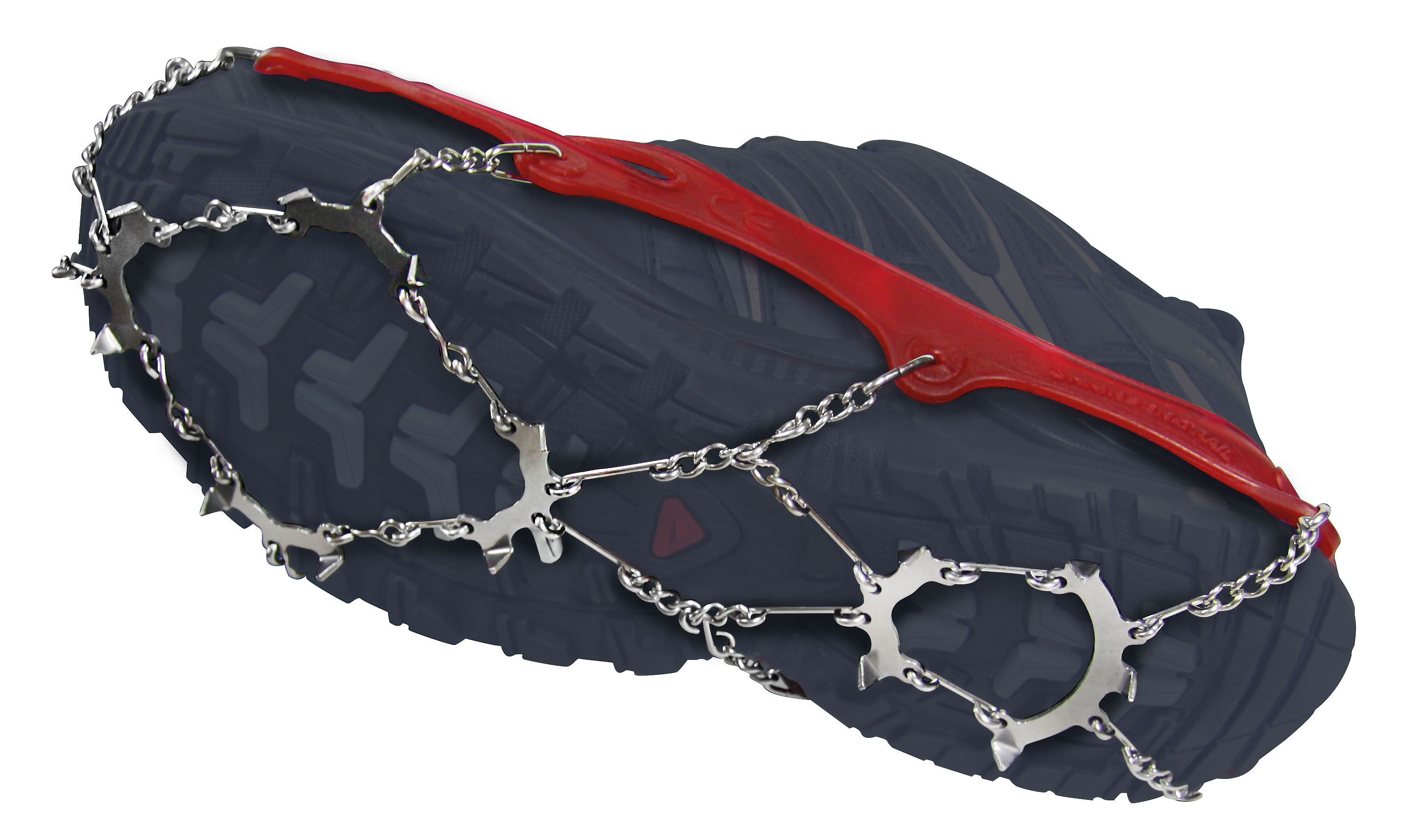 Snowline Chainsen Trail Standfest! Die Winter können mitunter tückisch sein, gerade weil sie vermeintlich mild daherkommen. Kaum ist mal ein Stück vereist, gibt es Probleme. Wer dann die 170 Gramm leichten Spikes aus dem Rucksack ziehen und ruckzuck überstreifen kann, hat gewonnen. Auch ideal für Winterläufer. 39,95 Euro