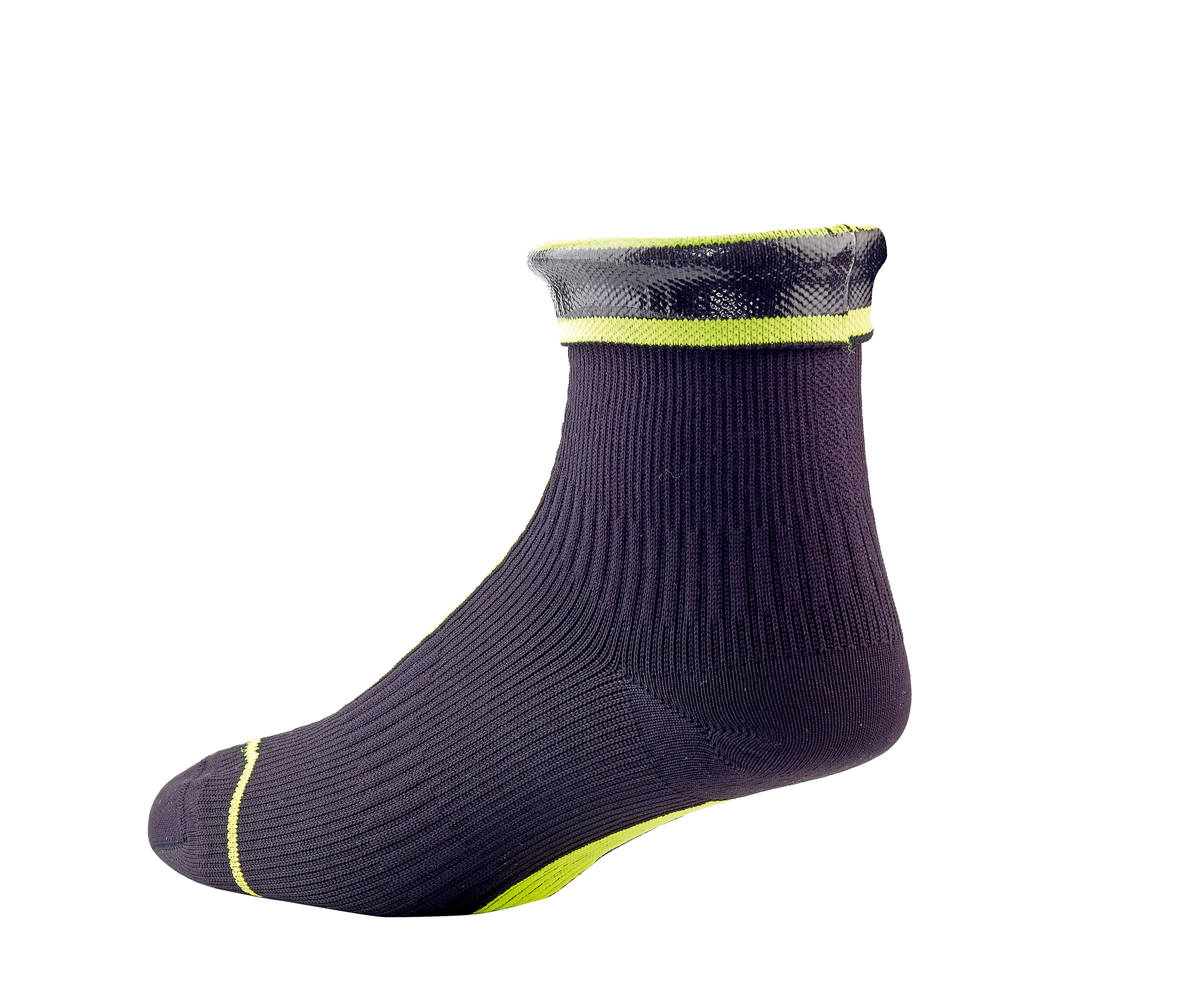 Sealskinz Road Ankle Hydrostop Dicht! Wem ein Überschuh zu kompliziert ist oder wer damit länger laufen müsste, greift besser zum Socken. Wird wie ein normaler Socken angezogen und fühlt sich dank Merinowolle im Inneren auch so an. Trotzdem 100% wasserdicht dank Stretchdry- Membran und Hydrostop gegen hereinlaufende Nässe. 47,95 Euro